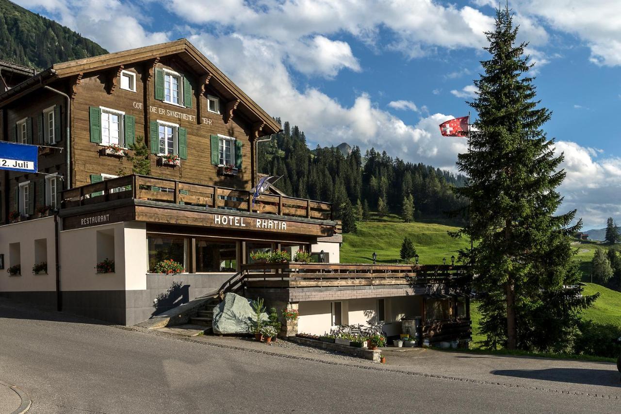 Hotel Rhatia Sankt Antönien Dış mekan fotoğraf